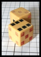 Dice : Dice - 6D Pipped - Square colored pips - Etsy June 2014
